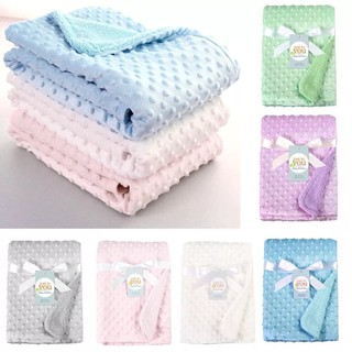 Plain Fleece Blanket / Newborn Baby Blanket / Plain Double Fleece Baby Blanket
