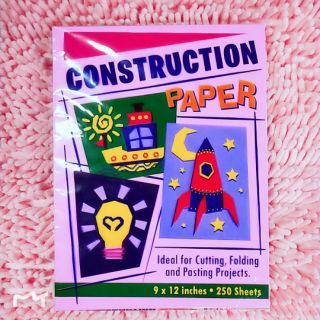 construction paper 250sheet 9x12 inches