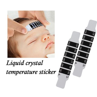 【lowest】Baby LCD Color Changing Body Temperature Sticker Simple and Convenien Baby Forehead Thermometer Sticker