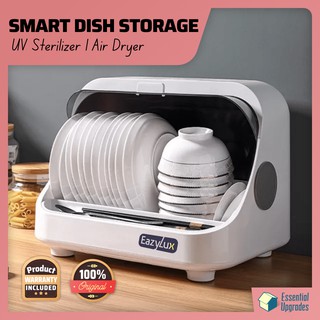 ORIGINAL!!! EazyLux UV Dish Sterilizer Smart Dish Storage Air Dryer Storage Smart Touch UV and Dryer (1)