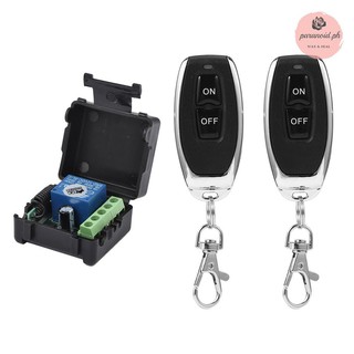 HOME DC12V Relay 1CH Wireless RF Garage Door Remote Control Switch Transmitter