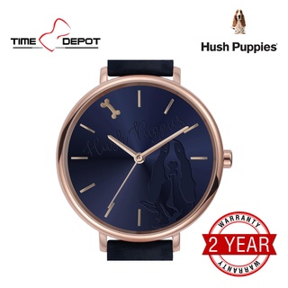 Hush Puppies HP.3876L.2503 Dark Blue Leather Strap Watch For Women HU9