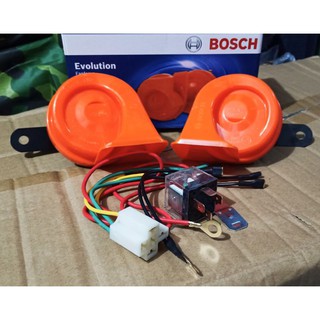 【Ready Stock】✎☫▤Bosch evolution horn with relay/socket