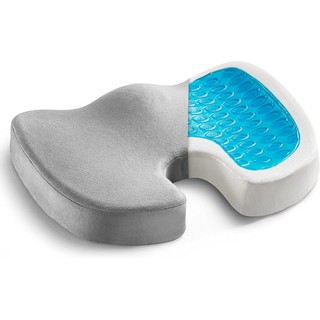 【Ready Stock】◐Gel Enhanced Seat Cushion - Non-Slip Orthopedic Gel & Memory Foam Cushion for Tailbone