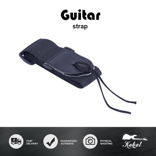 Kabat Leather Guitar Strap Adjustable Cotton Guitar Shoulder Belt Woven Strap