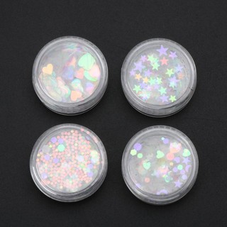 Boom✿Heart Star Shape Laser Bright Flake Sequins DIY Resin Fillings Jewelry Making (1)