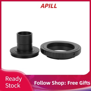 Apill 23.2mm Microscope T Mount Extension Tube T2 Adapter Ring for Nikon F Camera