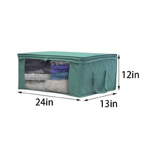 【COD】1PC Non-woven Space Saver Clothes Quilt Blanket Storage Bag Box Organizer Portable (7)