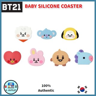 [K-OUTLET] BTS Official BT21 Baby Silicone Coaster (Authentic)