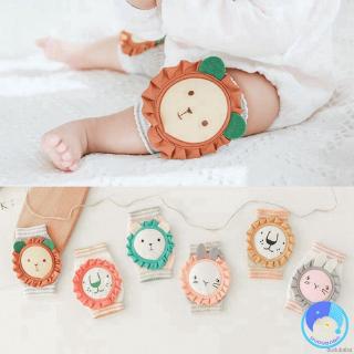 【dudubaba】Baby Knee Pads,Cartoon Breathable Cotton Elastic Crawl Knee Pads,Fit For 0-5 Years Old
