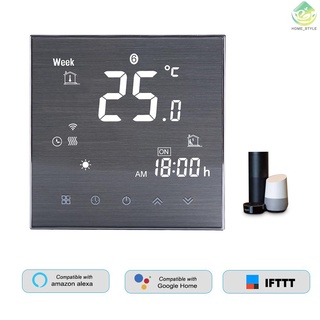 BTH-2000L-GALW WiFi Smart Thermostat for Water Heating Digital Temperature Controller Large LCD Display Touch Button Voi