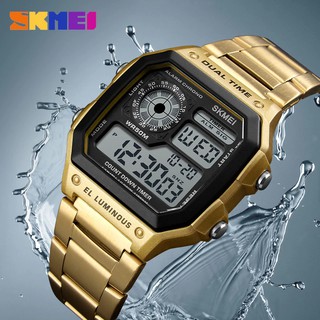 SKMEI Men Fashion Digital Waterproof Sports Military Watch