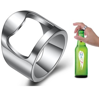 Titanium Steel Opener Ring Open Beer Bottle Ring Opener