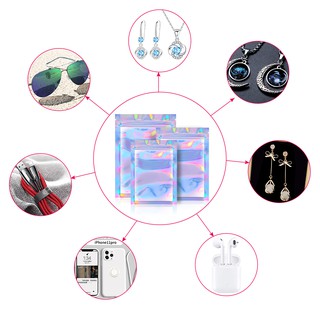 20/50Pcs In Bulk Holographic pouch Laser Storage Bag Wholesale Idea Gift Packaging Cosmetics Pouch (3)