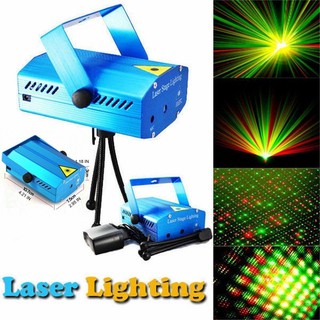 Stage Laser Projector Strobe Lighting Stroboscope Mini DJ Disco Party Light Lazer Stage Lights