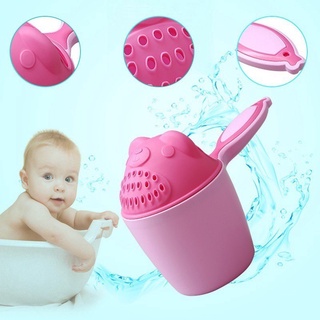 HK Baby Tabo Shampoo Cartoon Baby Shampoo Cup Bathing Shower Spoons kids Washing