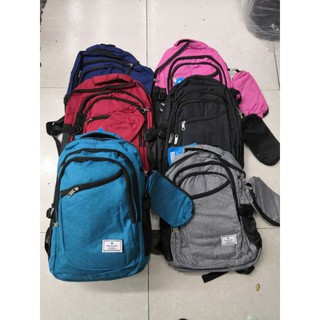 New School Backpack W/Pouch Large Size