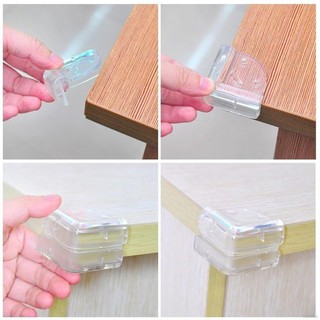 10PCS Table Corner Guards Silicone Right Angle Desk Edge Baby Safety Protection