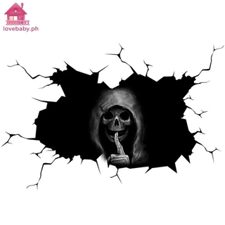Halloween Scary Skull Car Sticker Personalized Car Stickers Glass Sticker Living Room Bedroom Window Sticker