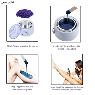 ☢Wax Warmer Heater Electric Hair removal wax beans Wax Machine Kit With 100g Wax