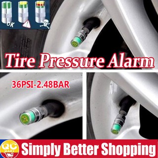 Car Auto Tire Pressure Alarm Monitor Valve Stem Caps Sensor Indicator Valve Cap Sensor