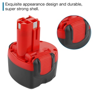2000mAh Ni-CD 9.6V Cordless Drills Rechargeable Battery for Bosch Power Tools GSR9.6VE-2 PSR9.6VE-2 (3)