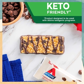 【Available】Atkins Protein Low carb Keto Sugar free Chocolate Chip Granol