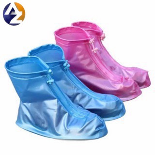 【Ready Stock】Women Shoes ▥✴Protective Rain Boots Reusable Foldable Waterproof Flood Proof Rain Shoe