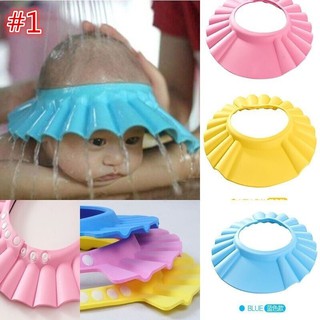 Kid Baby Shampoo Shower Bathing Protector Soft Hats (1)
