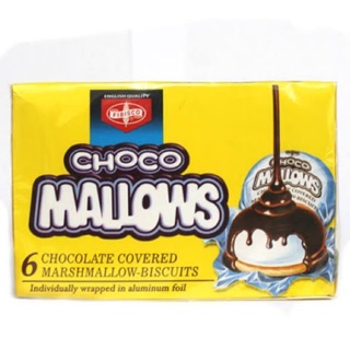 Fibisco Choco Mallows Chocolate Covered18g