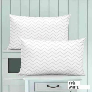 Pillow Case Zigzag Design2pcs per pack Plain color with Borders(20x30INCHES)