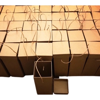 4 x 4 x 12 inches Kraft Wine Boxes with White or Brown Shredded Paper Fillers (3)
