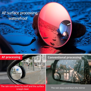 ✣❡Car Motorcycle Blind Spot Mirror Waterproof 360 Rotatable 3M Adhesive for SUV Car Truck Van Parkin (2)