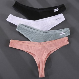 FINETOO Panty Women's G-String Underpants Sexy Thong Low-Rise Women String Ladies Intimate (3)