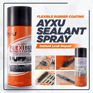AYXU Quick Seal Flexible Rubber Coating REPAIR SPRAY 450ML leakproof