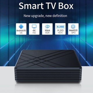 For Android 9.0 TV BOX 4K Youtube Voice Assistant 3D 4K 1080P Video TV Receiver Wifi 2.4G&5.8G Bluet