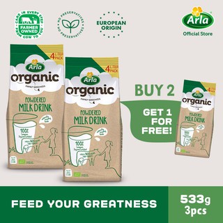 Arla Organic Powdered Milk 4L Buy 2, Get 1 FREE (1)