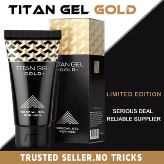 ♢100% Original Authentic Titan Gel Gold/black 50ml❉