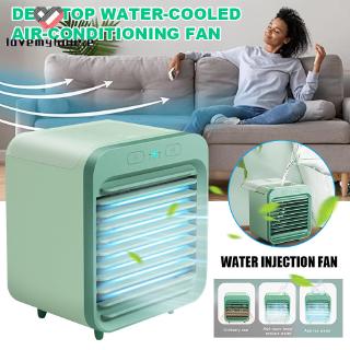 ☁ி☁ Rechargeable Water-cooled Air Conditioner Desktop Cooling Fan Air Cooler for Summer Home