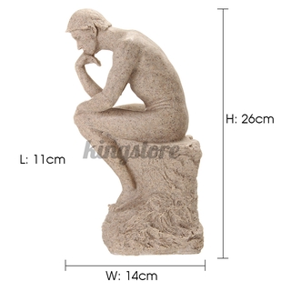 The Sand Stone Marble Abstract Handcarved Statue Art Sculpture Figurine Thinker (9)