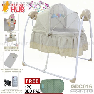 ■Phoenix Hub GDC016 Electric Cradle Crib Baby Shaker Multi-Function Baby Swing Cradle Bed with Sound
