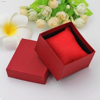 branded watchoriginal watch for men☾❈✧Watch Box Cardboard with FREE PILLOW (Red/Black)