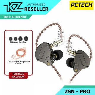 KZ ZSN Pro Metal Earphones 1BA+1DD Hybrid Technology HIFI Bass Headset In-Ear Earbuds Headset
