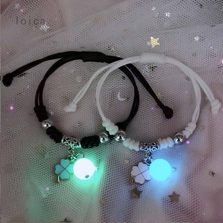 New Luminous Pendant Bracelet Lovers' Glow Bracelet In The Dark Night Light Bracelet Bead Chain For Women Men Jewelry (1)