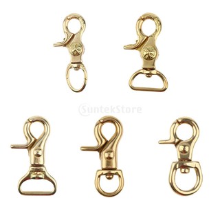 Lobster Clasp Hook Keychain Swivel Trigger Snap Hook Buckle Finding (1)