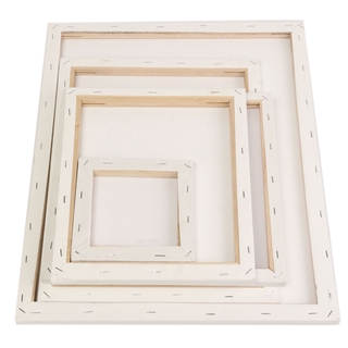 1pcs Canvas Board Painting Plain with Wooden Inner Frame For Primed Oil Acrylic Paint