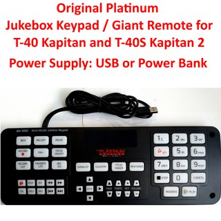 Original Platinum Jukebox Keypad for Platinum T-40+ Kapitan, T-40S Kapitan 2 JBK-1000