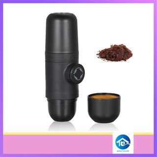 ☺Manually Operated Portable Coffee Maker Espresso Machine Mini Coffee Maker tWOA