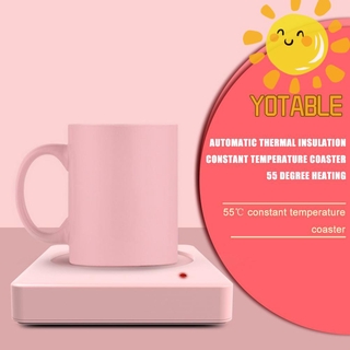 NEW DISCOUNT! 220V Cup Mug Warmer Automatic Constant Temperature Heating Coaster Heater