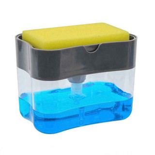 Liquid Soap Pump Dispenser & Sponge Caddy (4)